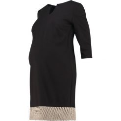 Sukienki: Madderson CAMILLA Sukienka z dżerseju black/gold
