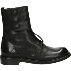 Botki - NINA04 CAR NE. Czarne botki damskie skórzane Venezia. Za 499,00 zł.