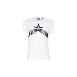 T-shirty z krótkim rękawem Diesel T DIEGO A7. Białe t-shirty męskie Diesel, s, bez wzorów, bez kołnierzyka, krótkie. Za 199,00 zł.