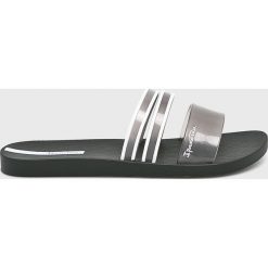 Ipanema - Klapki. Czarne klapki damskie Ipanema, bez wzorów, z gumy, bez obcasa, na obcasie. W wyprzedaży za 69,90 zł.
