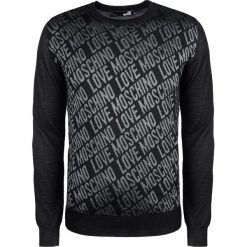 Love Moschino Sweter. Swetry męskie Love Moschino, z nadrukiem, z dzianiny, z okrągłym kołnierzem, bez kaptura. Za 489,00 zł.