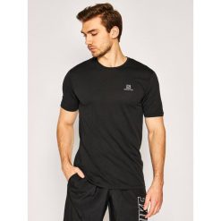 Koszulka techniczna Salomon Agile Training Tee LC1282100. Czarne koszulki męskie Salomon, m, bez wzorów, z poliesteru, polo, bez rękawów. Za 109,00 zł.