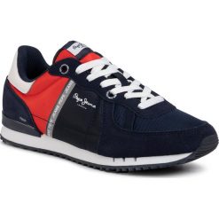 Sneakersy PEPE JEANS - Tinker Zero PMS30612 Navy 595. Niebieskie sneakersy męskie Pepe Jeans, bez zapięcia. W wyprzedaży za 229,00 zł.