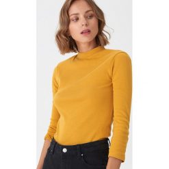 Bluzka basic - Żółty. Żółte bluzki damskie House, s, bez wzorów, bez kołnierzyka, bez rękawów. Za 39,99 zł.