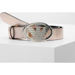 Paski damskie: Emporio Armani CINTURA FIANCO LOGO BELT EAGLE Pasek oro rosa