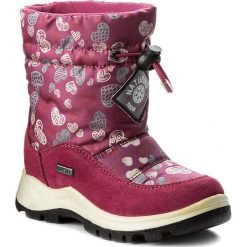 Kozaki dziewczęce: Śniegowce NATURINO – Varna 0013001227.02.9112 Fuxia F. Do Nero S