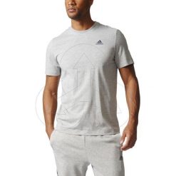 Koszulka męska adidas T-shirt S98741. Szare koszulki męskie Adidas, na lato, s, z nadrukiem, klasyczne, z klasycznym kołnierzykiem. Za 69,00 zł.