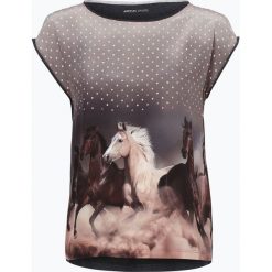 T-shirty damskie: Marc Cain Sports – T-shirt damski z dodatkiem jedwabiu, szary