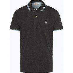 Selected - Męska koszulka polo – Shlnewseason, szary. Szare koszulki męskie Selected, s, bez wzorów, polo, bez rękawów. Za 99,95 zł.