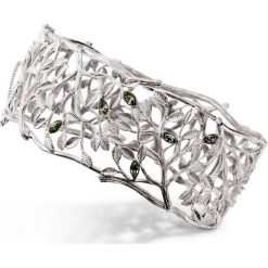 PROMOCJA Bransoletka Srebrna - srebro 800, Swarovski. Szare bransoletki męskie marki W.KRUK, srebrne. W wyprzedaży za 489,00 zł.