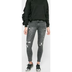 Answear - Jeansy. Szare jeansy damskie skinny marki ANSWEAR, s, z elastanu. W wyprzedaży za 89,90 zł.
