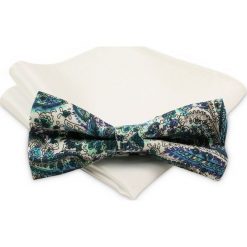 Modna Mucha Męska - Alties - Wielokolorowa MUALTS0195. Muszki męskie Alties, na imprezę, w paski, eleganckie. Za 39,00 zł.