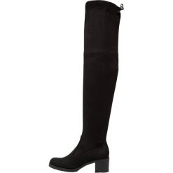 Buffalo Muszkieterki black. Czarne buty zimowe damskie marki Buffalo, z materiału. Za 649,00 zł.
