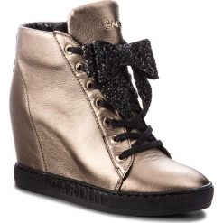 Sneakersy CARINII - B4518 L94-F81-000-B88. Żółte półbuty damskie Carinii, ze skóry. W wyprzedaży za 309,00 zł.