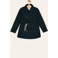 Name it - Trencz dziecięcy 122-164 cm. Niebieskie kurtki dziewczęce Name it, w paski, z bawełny, bez kaptura. Za 169,90 zł.