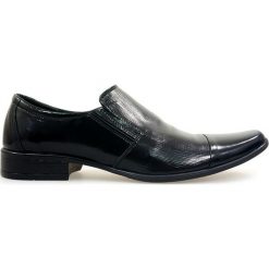 PÓŁBUTY WIZYTOWE DRA M255S CZAR. Buty wizytowe męskie DRAGONET, bez wzorów, ze skóry, wizytowe, bez zapięcia. Za 99,00 zł.