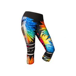 LEGGINSY FLORAL 3/4. Legginsy sportowe damskie Feelj!, m, bez wzorów, z dzianiny, do biegania. Za 169,00 zł.