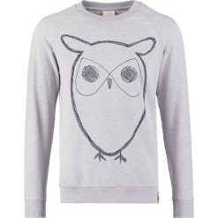 Bejsbolówki męskie: Knowledge Cotton Apparel BIG OWL Bluza grey melange