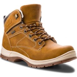 Trapery LANETTI - MP07-15809-01 Brown. Pomarańczowe buty zimowe męskie marki Lanetti, ze skóry ekologicznej. Za 139,99 zł.