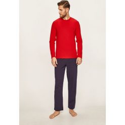 Calvin Klein Underwear - Piżama. Czerwone piżamy męskie Calvin Klein Underwear, m, bez wzorów, z elastanu, bez rękawów. Za 339,90 zł.