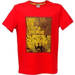 T-shirty męskie: PEAK T-SHIRT MĘSKI M czerwony 2/15 F652035