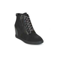 Buty G-Star Raw PRISTEL ZIP WEDGE. Czarne trampki i tenisówki damskie marki G-Star RAW, bez wzorów, bez zapięcia. Za 527,20 zł.