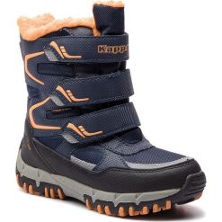Śniegowce KAPPA - Great Tex K 260558K Navy/Orange 6744. Niebieskie śniegowce chłopięce Kappa, bez zapięcia. Za 149,00 zł.