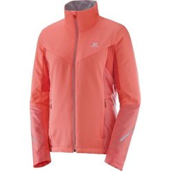 Salomon Escape Jkt W Fluo Coral L. Kurtki sportowe damskie Salomon, l, bez wzorów, bez kaptura, do biegania. W wyprzedaży za 409,00 zł.