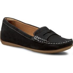Mokasyny CLARKS - Doraville Nest 261164454 Black Nubuck. Czarne mokasyny damskie marki Clarks, ze skóry. W wyprzedaży za 249,00 zł.