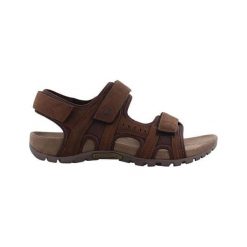 Merrell Sandały Sandspur Lee Backstrap, Mężczyźni Sandały męskie brązowy 46. Pomarańczowe sandały męskie Merrell, bez zapięcia. W wyprzedaży za 420,60 zł.