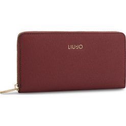Portfele damskie: Duży Portfel Damski LIU JO – Xl Zip Around Isola A68174 E0087 Dark Red 91530