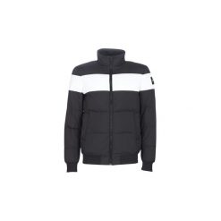Kurtki pikowane Calvin Klein Jeans LOGO PADDED PUFFER. Czarne kurtki męskie Calvin Klein Jeans, s, bez wzorów, z jeansu, bez kaptura. Za 849,00 zł.