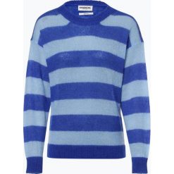 Essentiel Antwerp - Sweter damski z dodatkiem moheru, niebieski. Niebieskie swetry damskie Essentiel Antwerp, s, w paski, z dzianiny, bez rękawów, bez kaptura. Za 899,95 zł.