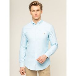 Koszula Polo Ralph Lauren Classics 710784299011. Niebieskie koszule męskie Polo Ralph Lauren, xxl, bez wzorów, z bawełny, casualowe, polo, bez rękawów. W wyprzedaży za 339,00 zł.