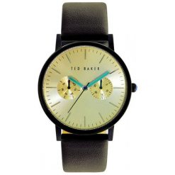 Ted Baker zegarek męski 10024529. Żółte zegarki męskie Ted Baker, złote. W wyprzedaży za 469,00 zł.