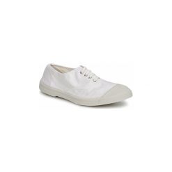 Buty Bensimon TENNIS LACET. Białe trampki i tenisówki damskie Bensimon, bez wzorów, bez zapięcia. Za 129,00 zł.