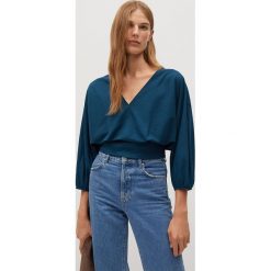 Mango - Bluzka Solea. Czarne bluzki damskie Mango, na co dzień, s, bez wzorów, z wiskozy, casualowe, bez kołnierzyka, bez rękawów. Za 119,99 zł.