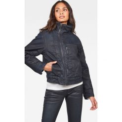 G-Star Raw - Kurtka. Niebieskie kurtki damskie G-Star RAW, s, bez wzorów, z elastanu, retro, krótkie. W wyprzedaży za 639,90 zł.