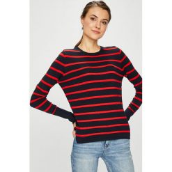 Only - Sweter. Szare swetry klasyczne damskie ONLY, m, z dzianiny, z okrągłym kołnierzem. Za 119,90 zł.