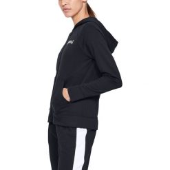 Under Armour Rival Bluza Czarny. Czarne bluzy damskie Under Armour, xs, bez wzorów, z bawełny, bez rękawów, bez kaptura. Za 274,95 zł.