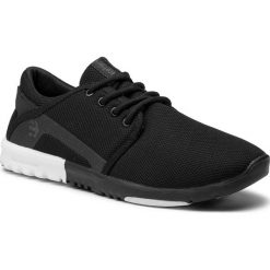Sneakersy ETNIES - Scout 4101000419 Black/White/White 984. Czarne sneakersy męskie marki Etnies, na co dzień, bez wzorów, z tworzywa sztucznego, klasyczne, bez zapięcia. W wyprzedaży za 229,00 zł.