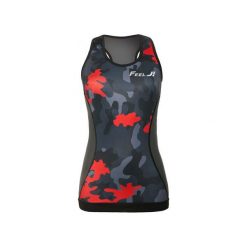 Topy damskie: TOP CAMO RED