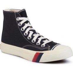 Trampki PRO-KEDS - Royal Hi PK54476 Black. Czarne półbuty damskie Pro-Keds, na co dzień, bez wzorów, z gumy, bez obcasa, bez zapięcia. W wyprzedaży za 209,00 zł.