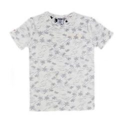 T-shirty chłopięce: Koszulka w kolorze biało-szarym