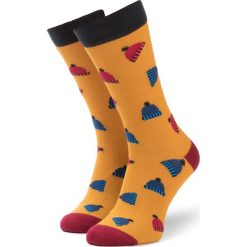 Skarpety Wysokie Unisex FREAKERS - LMCZAP-MUS Pomarańczowy. Pomarańczowe skarpetki damskie Freakers, bez wzorów, z elastanu. Za 19,99 zł.
