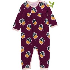 Pajacyk w kolorze bordowym. Czerwone body niemowlęce Fred's World by GREEN COTTON, bez wzorów, z bawełny, bez rękawów. W wyprzedaży za 72,95 zł.