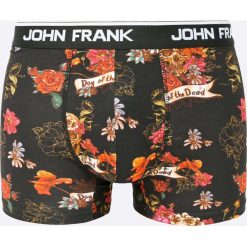 John Frank - Bokserki. Brązowe bokserki męskie marki John Frank, z bawełny. Za 59,90 zł.