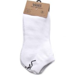Zestaw 3 par niskich skarpet unisex VANS - Classic Low VN000XS0WHT r.38,5/42 White. Białe skarpetki damskie Vans, bez wzorów, z elastanu. Za 49,00 zł.