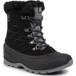 Śniegowce KAMIK - Snovalleyl WK2156 Black. Czarne śniegowce dziewczęce Kamik, bez zapięcia. W wyprzedaży za 359,00 zł.