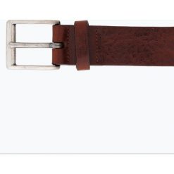Condor - Męski pasek skórzany, beżowy. Brązowe paski męskie Condor, w paski, ze skóry, klasyczne. Za 129,95 zł.